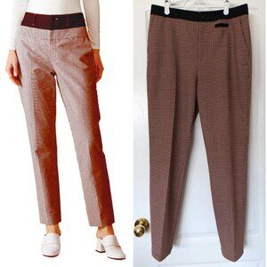 BOGO🧨Grey Jason Wu red, black, grey houndstooth ankle grazer pants